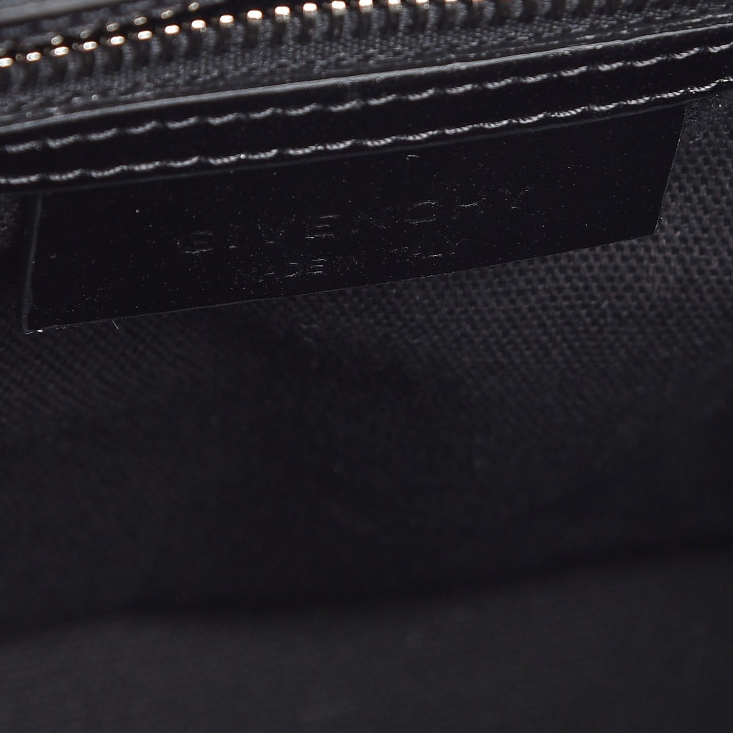 Shiny Lord Calfskin Mini Antigona Black