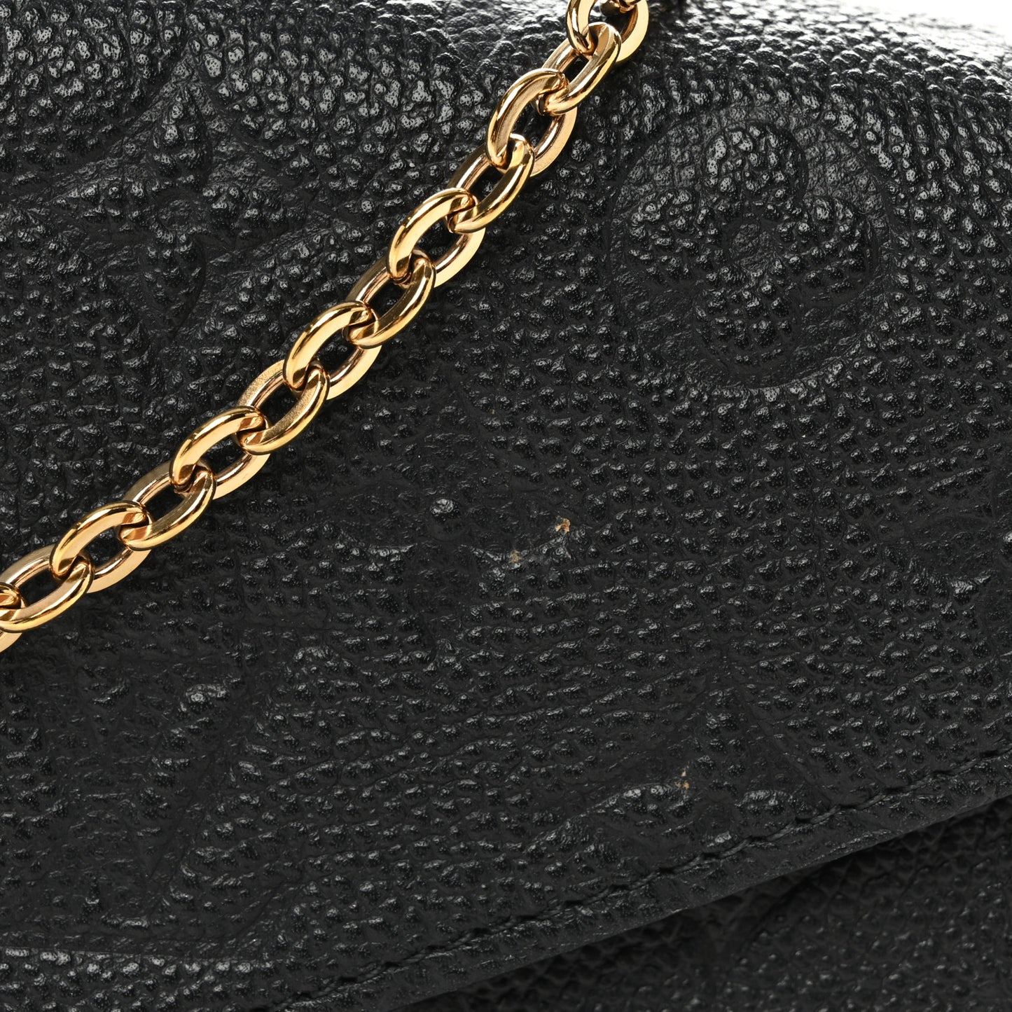 Empreinte Pochette Felicie Chain Wallet Black