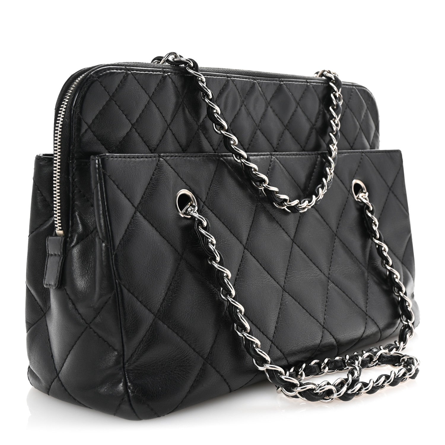 Chanel Calfskin Quilted In The Business Tote Black 3 of 10