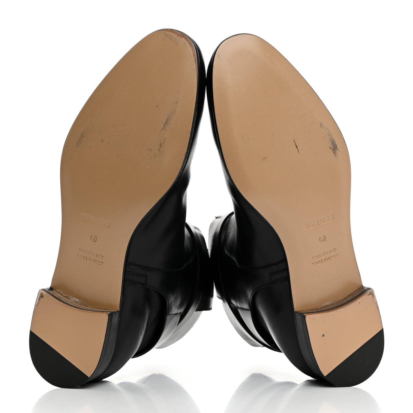 Calfskin Neo Low Boots 40 Black