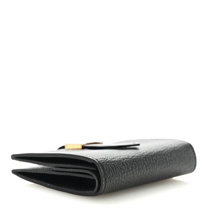 Hermes Chevre Mysore Mini Bearn Wallet Black 5 of 7
