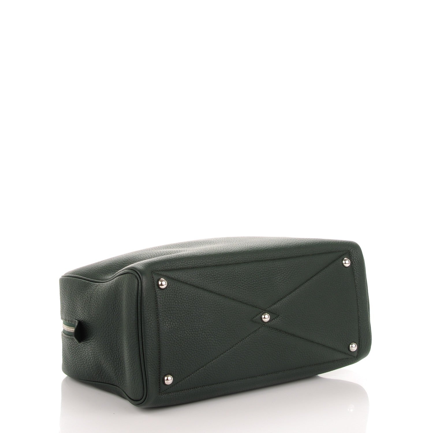 Hermes Taurillon Clemence Victoria II 35 Vert Fonce 4 of 8