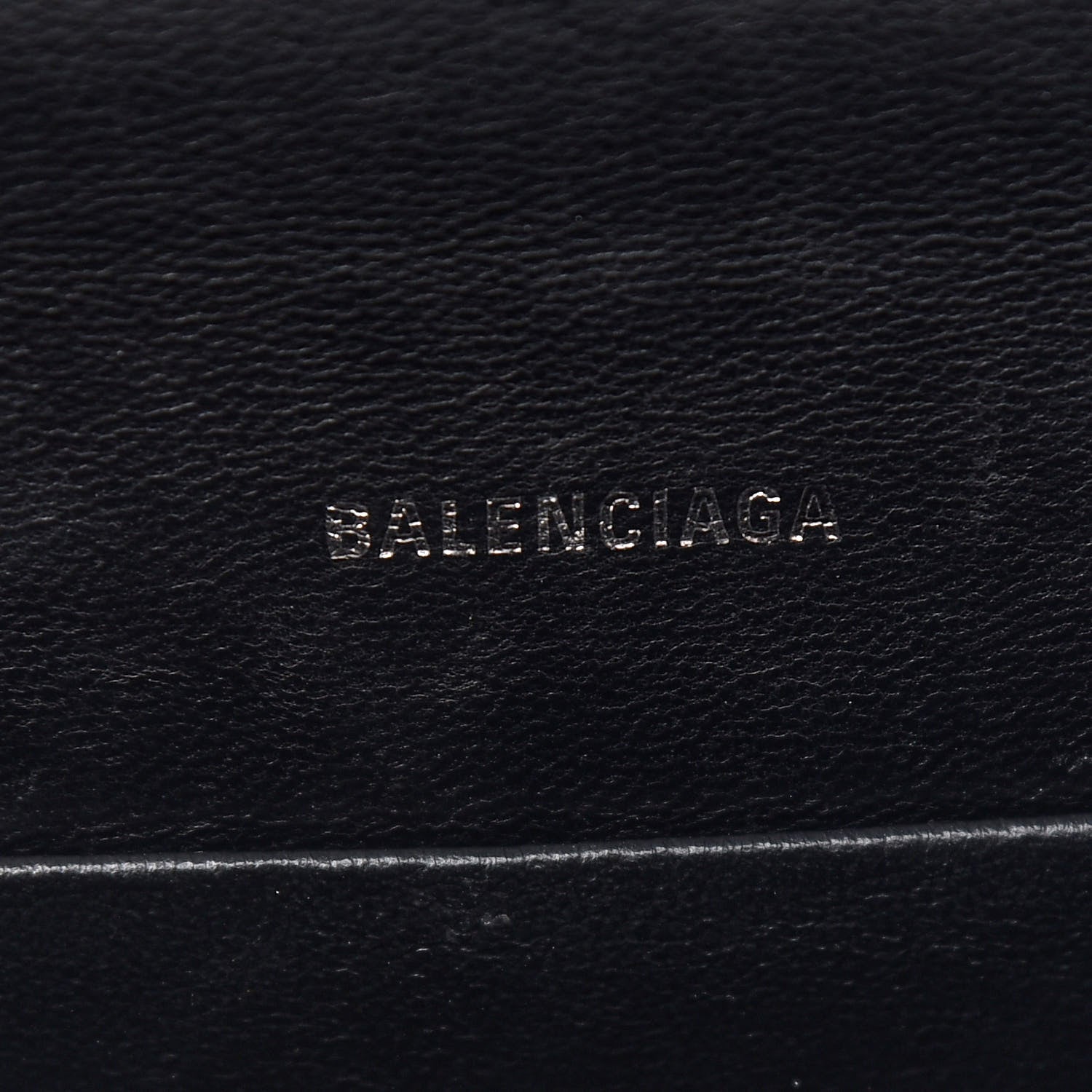 Balenciaga Patent Calfskin Lizard Embossed XS Sharp Top Handle Bag Black 6 of 10
