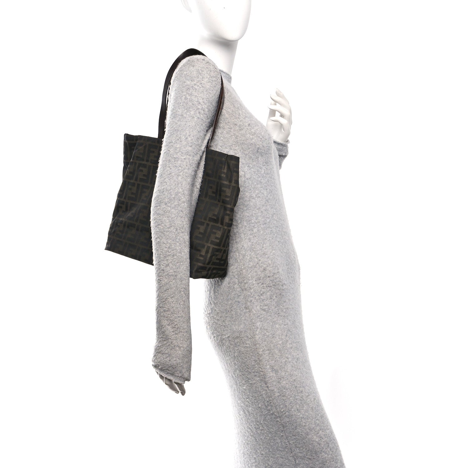 Fendi Zucca Shopping Tote Tobacco 2 of 10