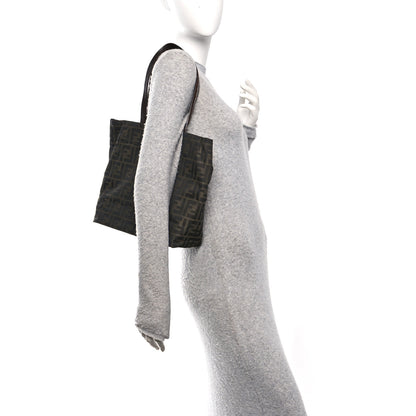 Fendi Zucca Shopping Tote Tobacco 2 of 10