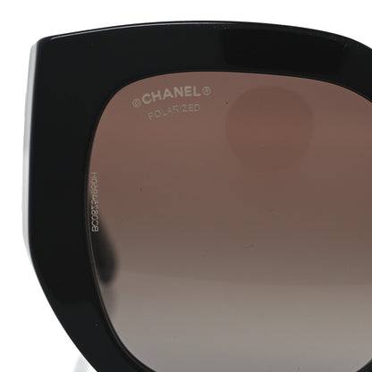 Chanel Acetate Butterfly CC Sunglasses 5550-A Black 7 of 7