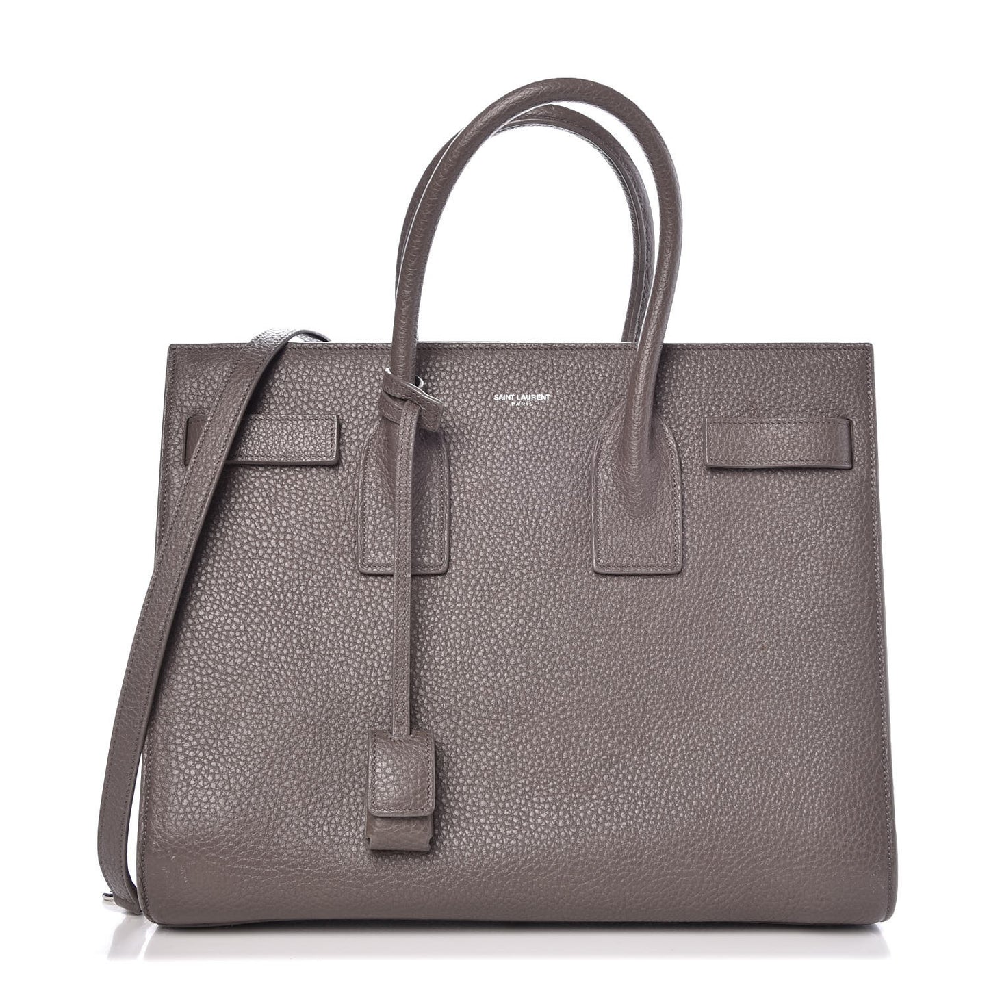 Grained Calfskin Small Sac De Jour Fog
