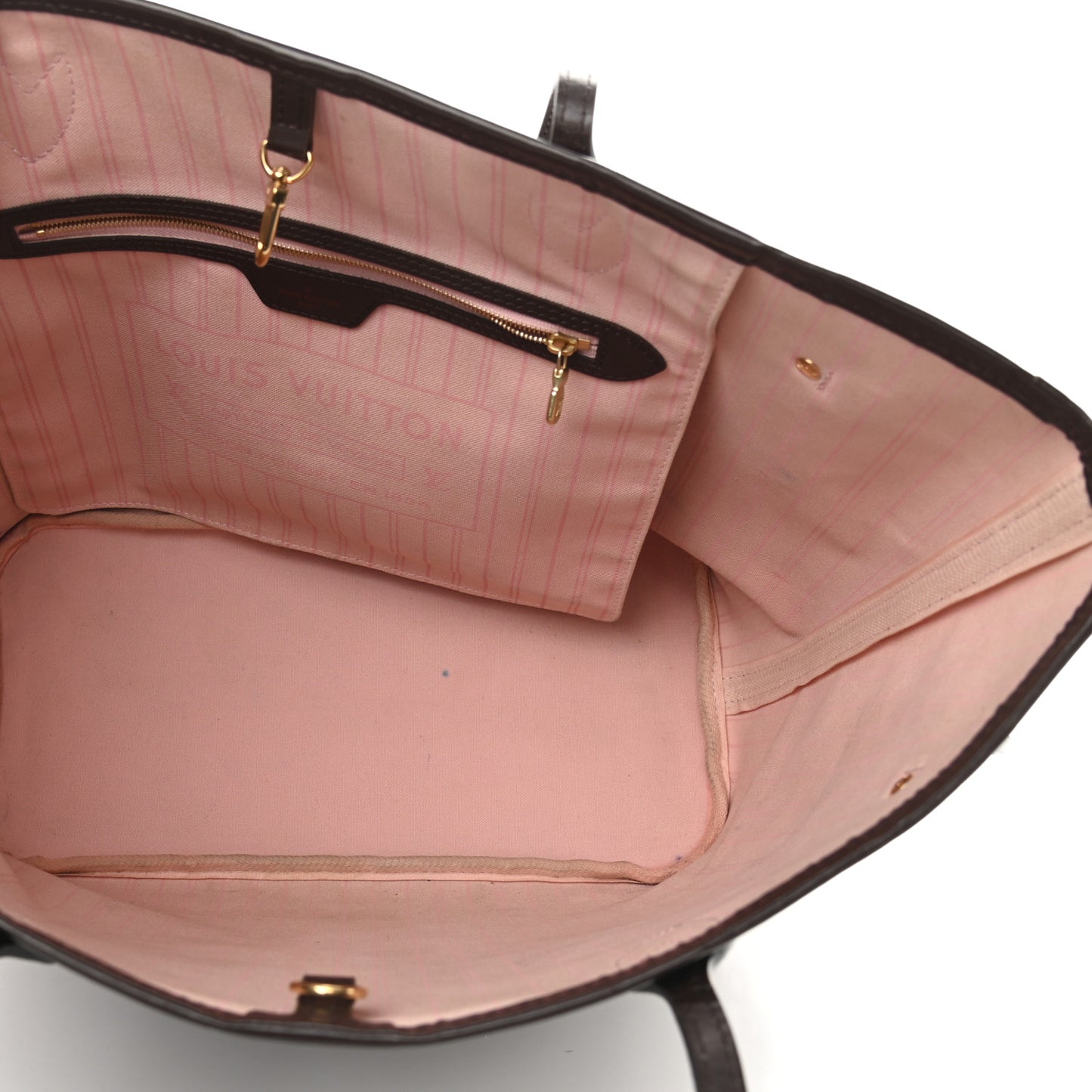 Damier Ebene Neo Neverfull MM Rose Ballerine