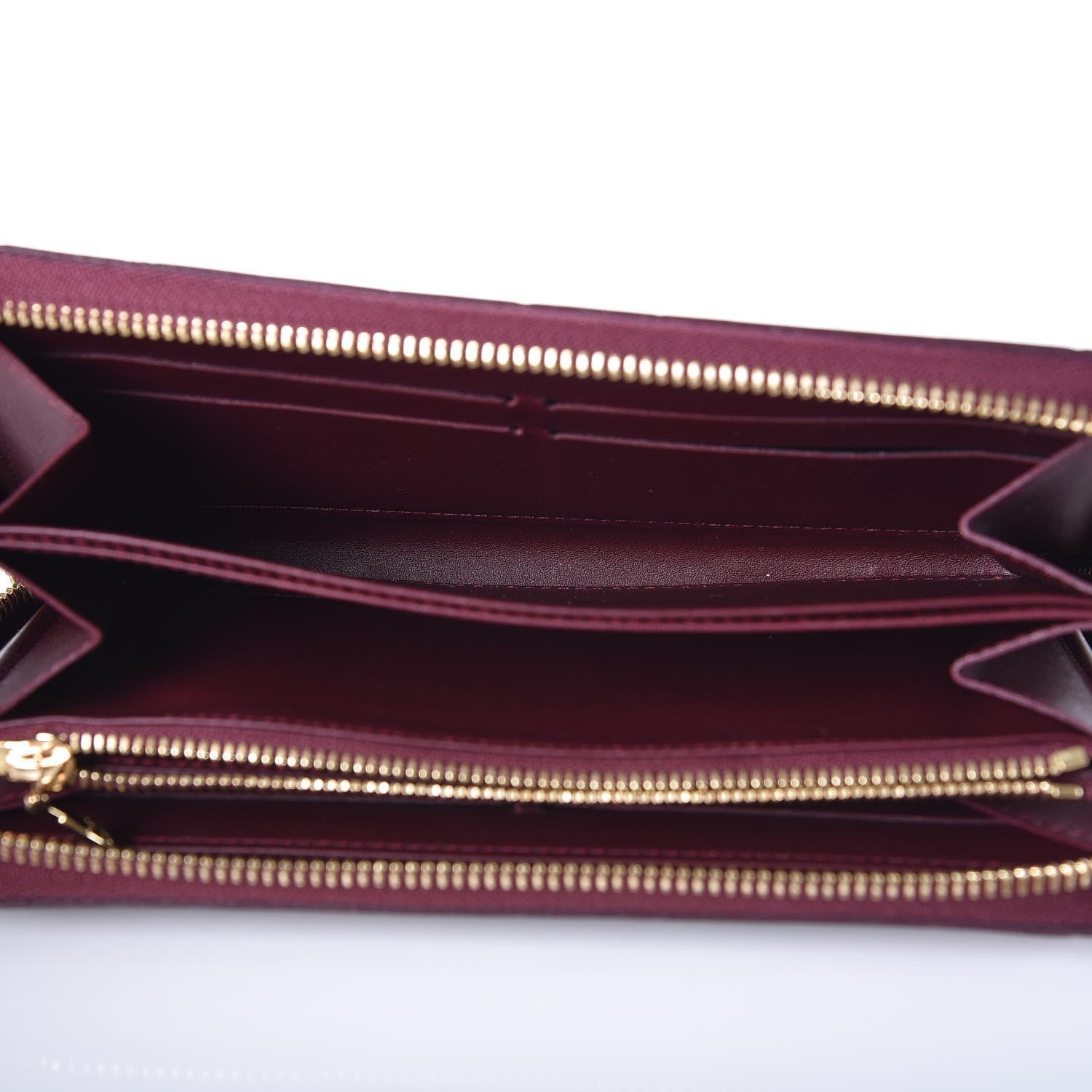 Louis Vuitton Vernis Zippy Wallet Rouge Fauviste 5 of 8