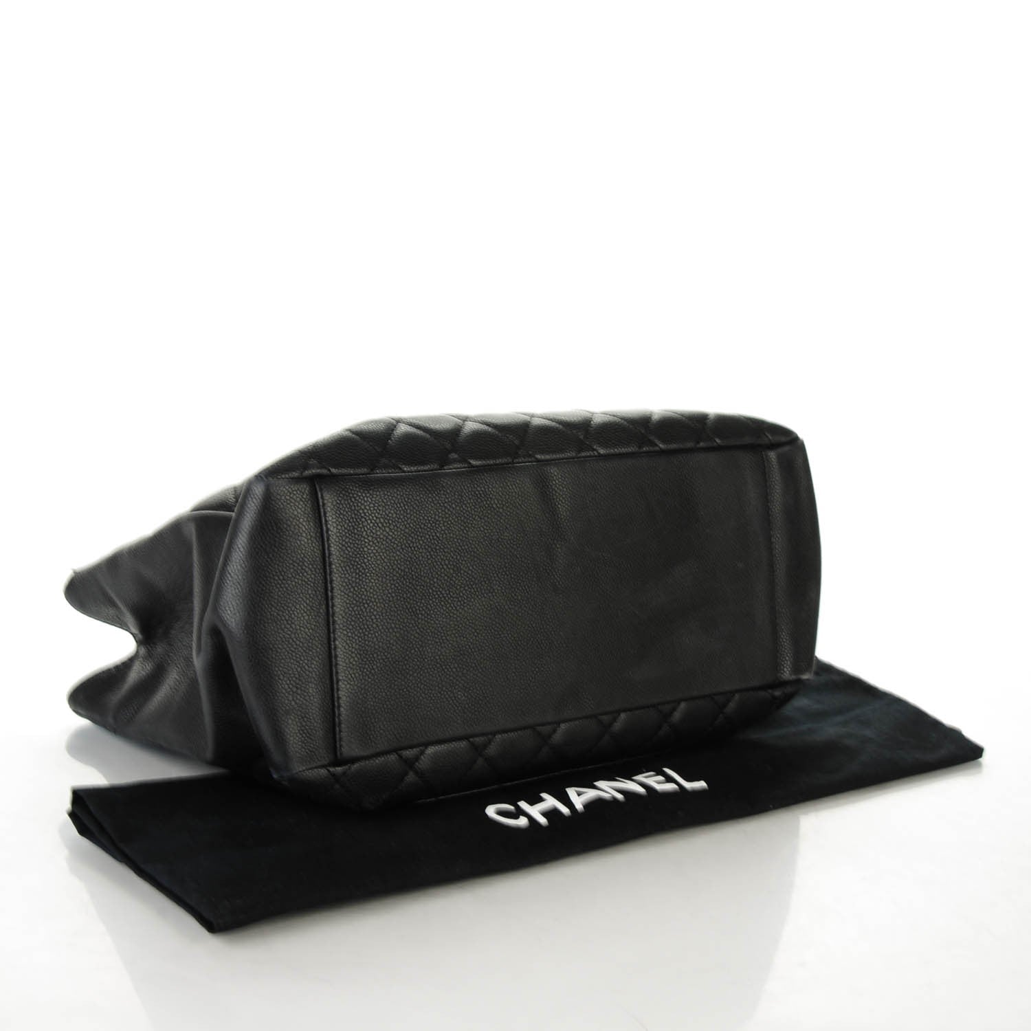 Chanel Caviar Quilted Grand Shopping Tote GST Black 4 of 7