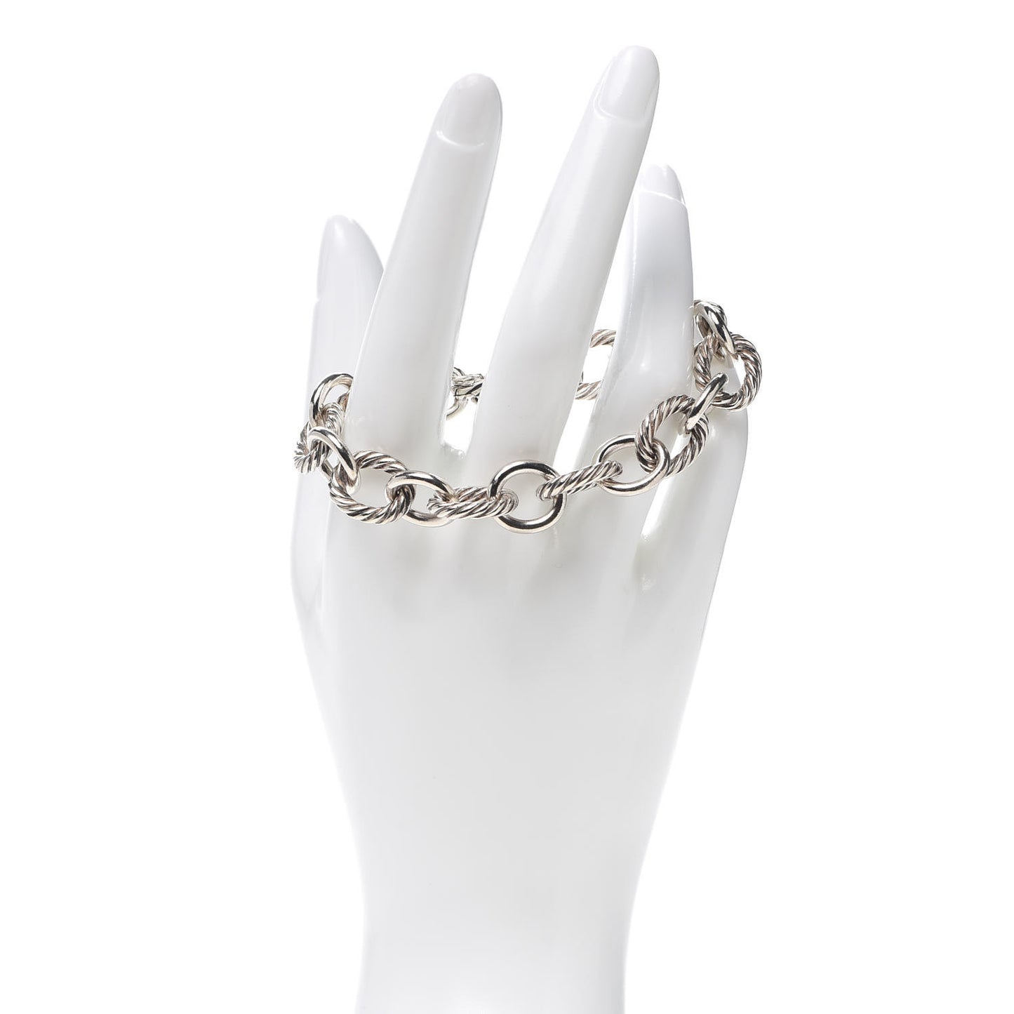 Sterling Silver 12mm Large Oval Link Bracelet