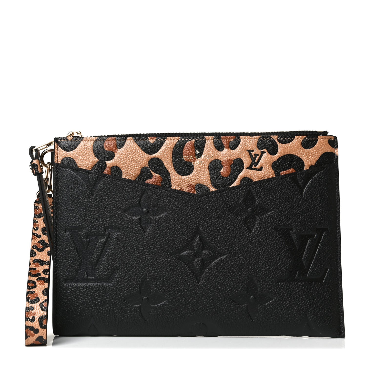 Louis Vuitton Empreinte Monogram Giant Wild at Heart Pochette Melanie MM Black 1 of 11
