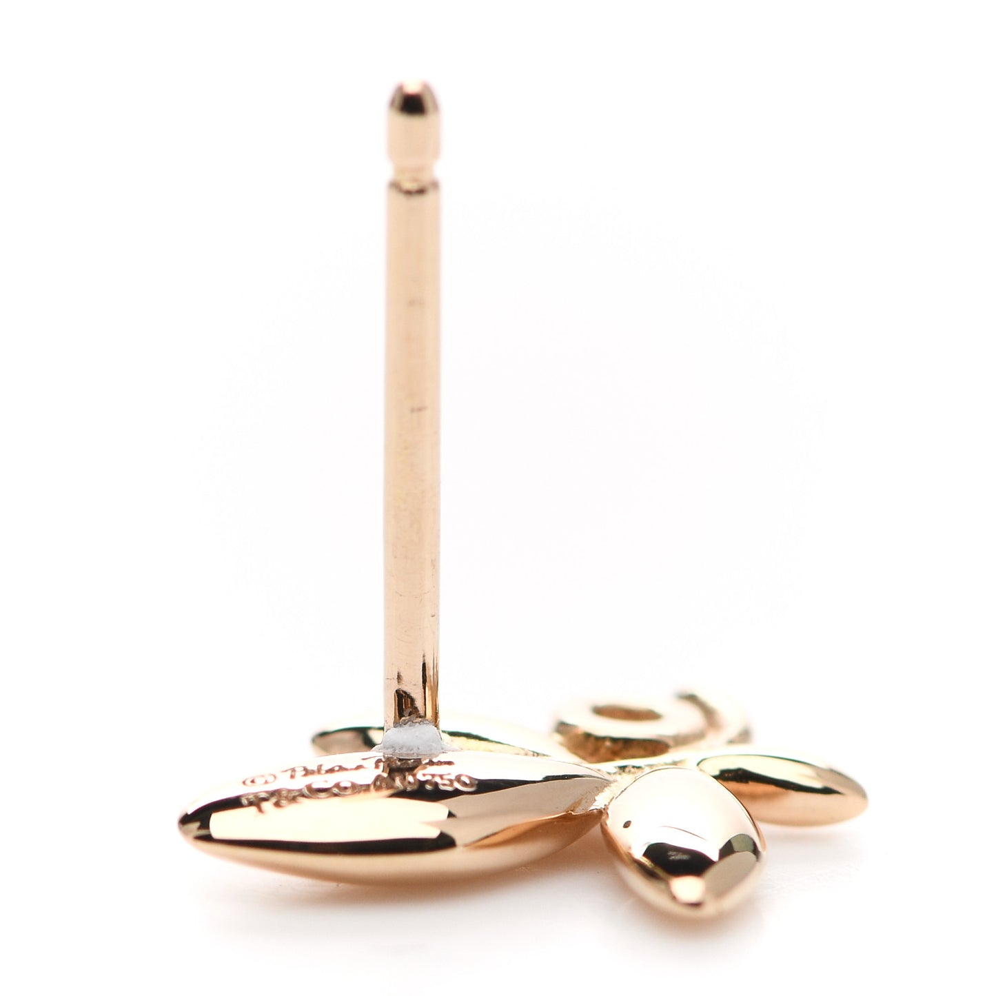 18K Rose Gold Diamond Paloma Picasso Olive Leaf Earrings