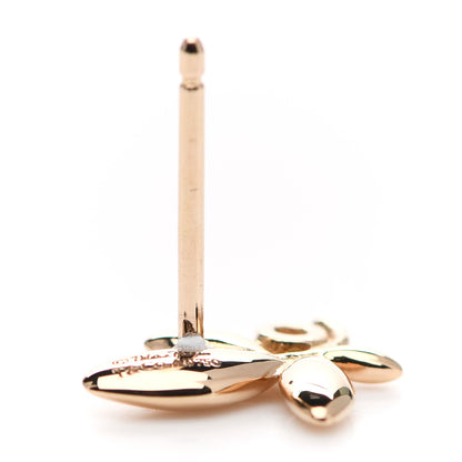 Tiffany 18K Rose Gold Diamond Paloma Picasso Olive Leaf Earrings 5 of 6
