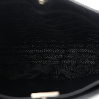 Prada Spazzolato Cleo Shoulder Bag Black 5 of 13