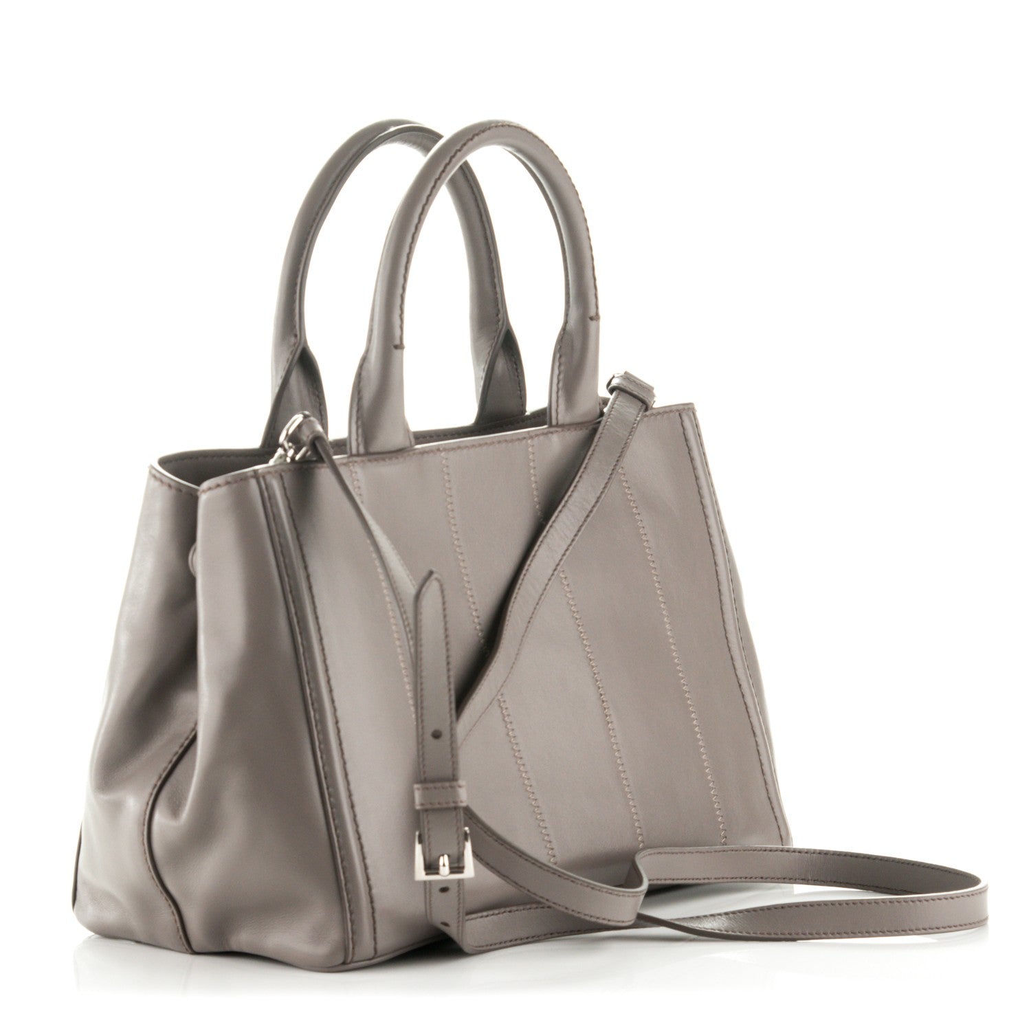 Prada Soft Calf Tote Argilla 4 of 9
