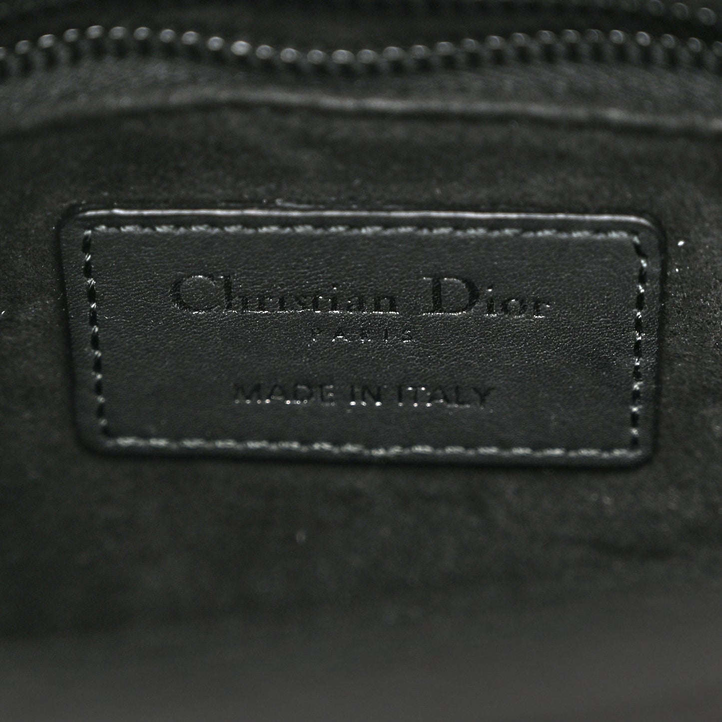 Ultra Matte Calfskin Cannage Small My ABCDior Lady Dior Black