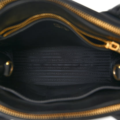 Prada Saffiano City Calfskin Small Paradigme Bag Black 5 of 10