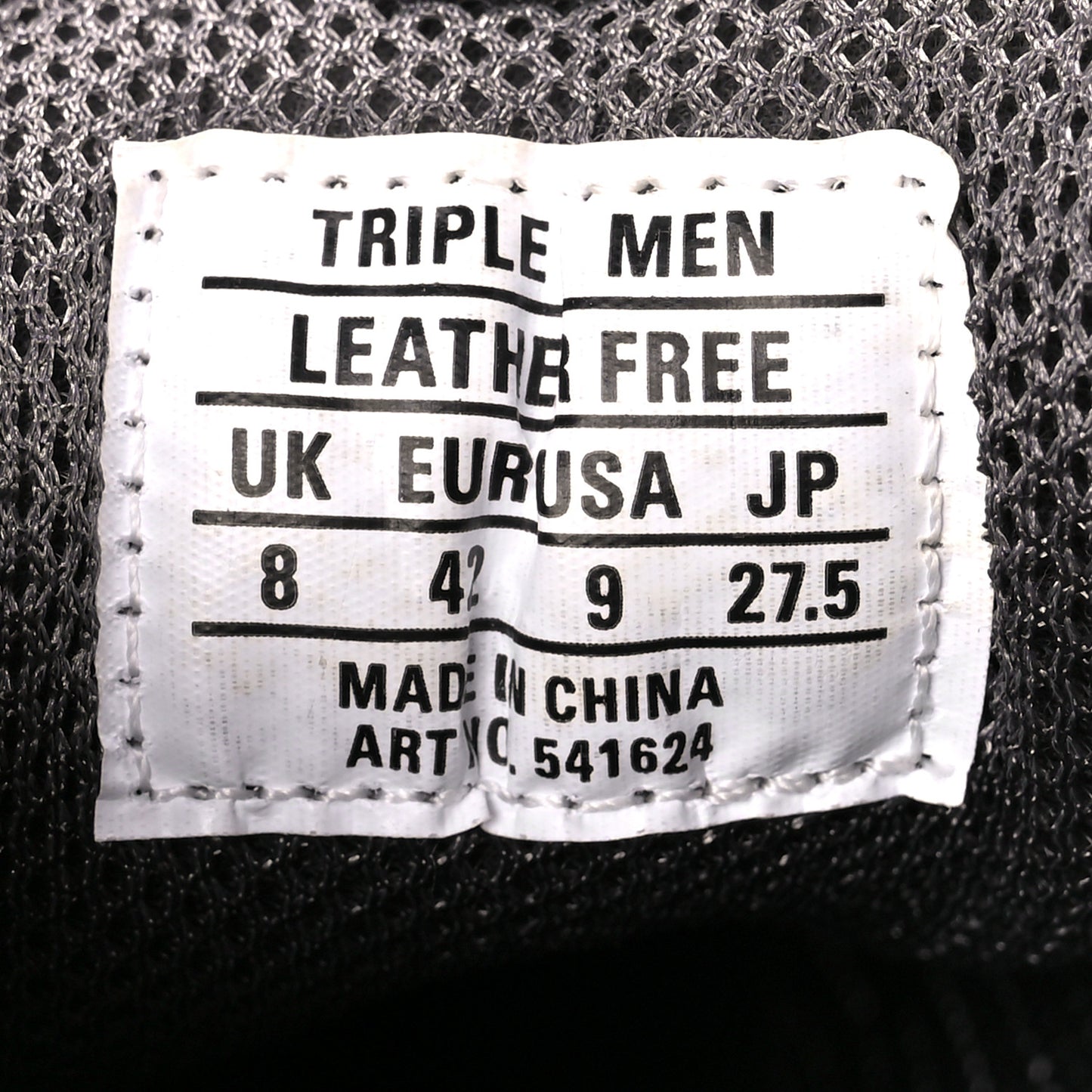 Fabric Mesh Clear Sole Fluo Mens Triple S Sneakers 42 Grey Black