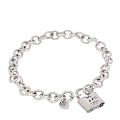 Tiffany Sterling Silver 1837 Lock Charm Bracelet 1 of 3