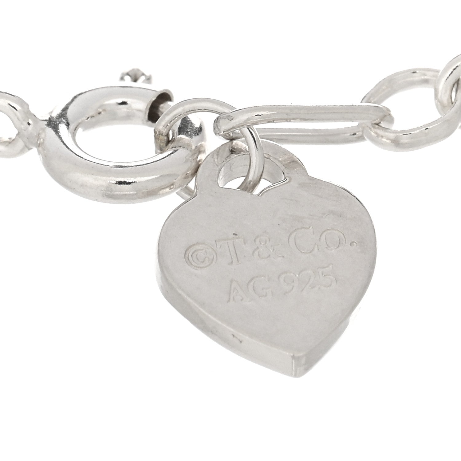 Tiffany Sterling Silver Enamel Love Notes Logo Charm Bracelet Blue 3 of 3