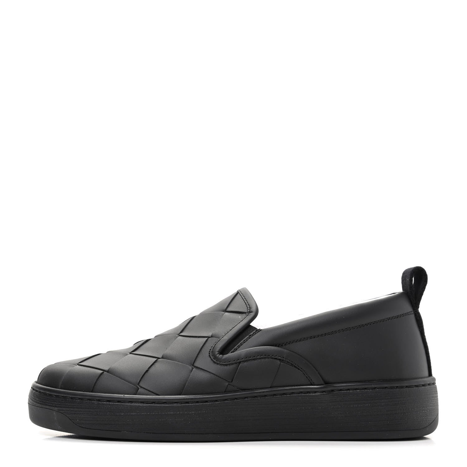 Bottega Veneta Nappa Intrecciato Slip On Sneakers 40 Black 1 of 7