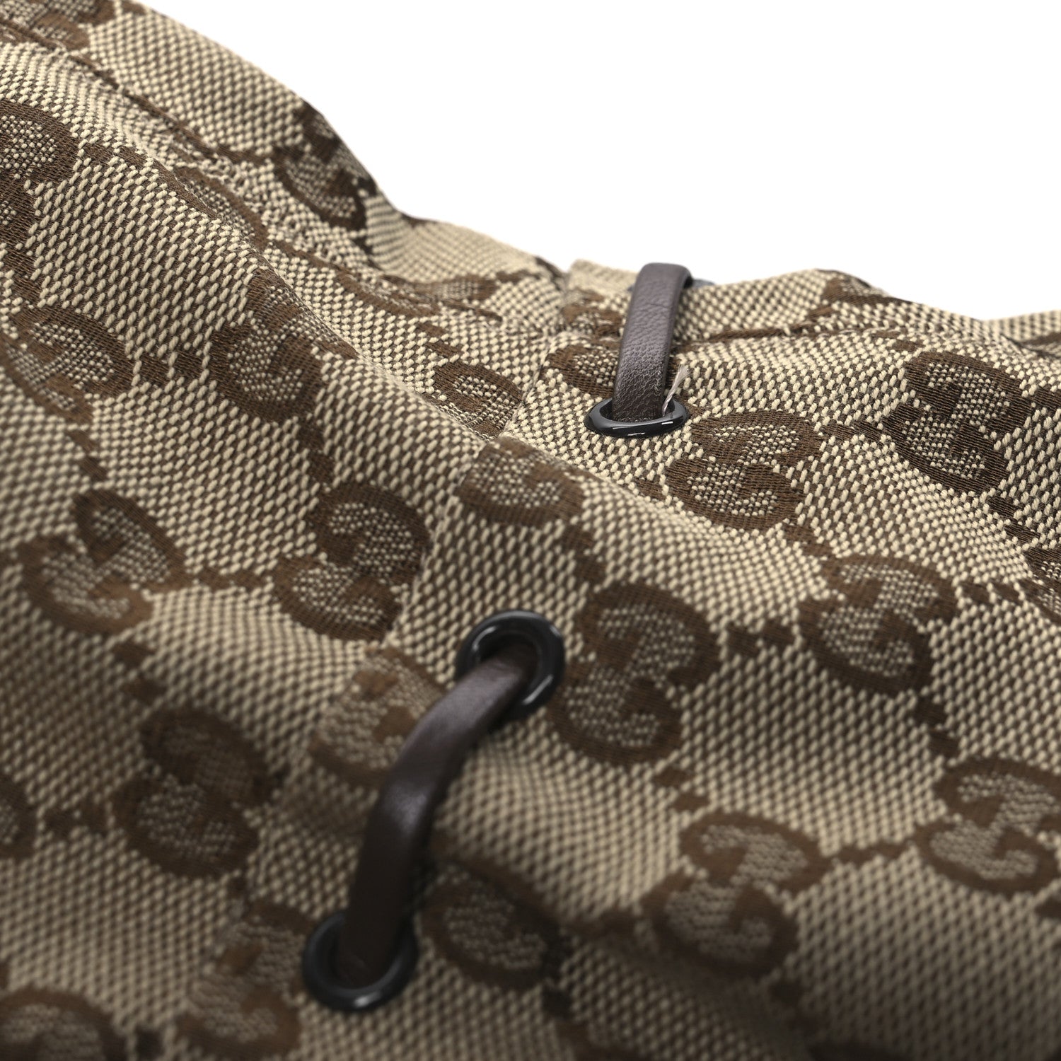 Gucci Monogram Over the Knee Boots 38.5 Beige Ebony 12 of 12