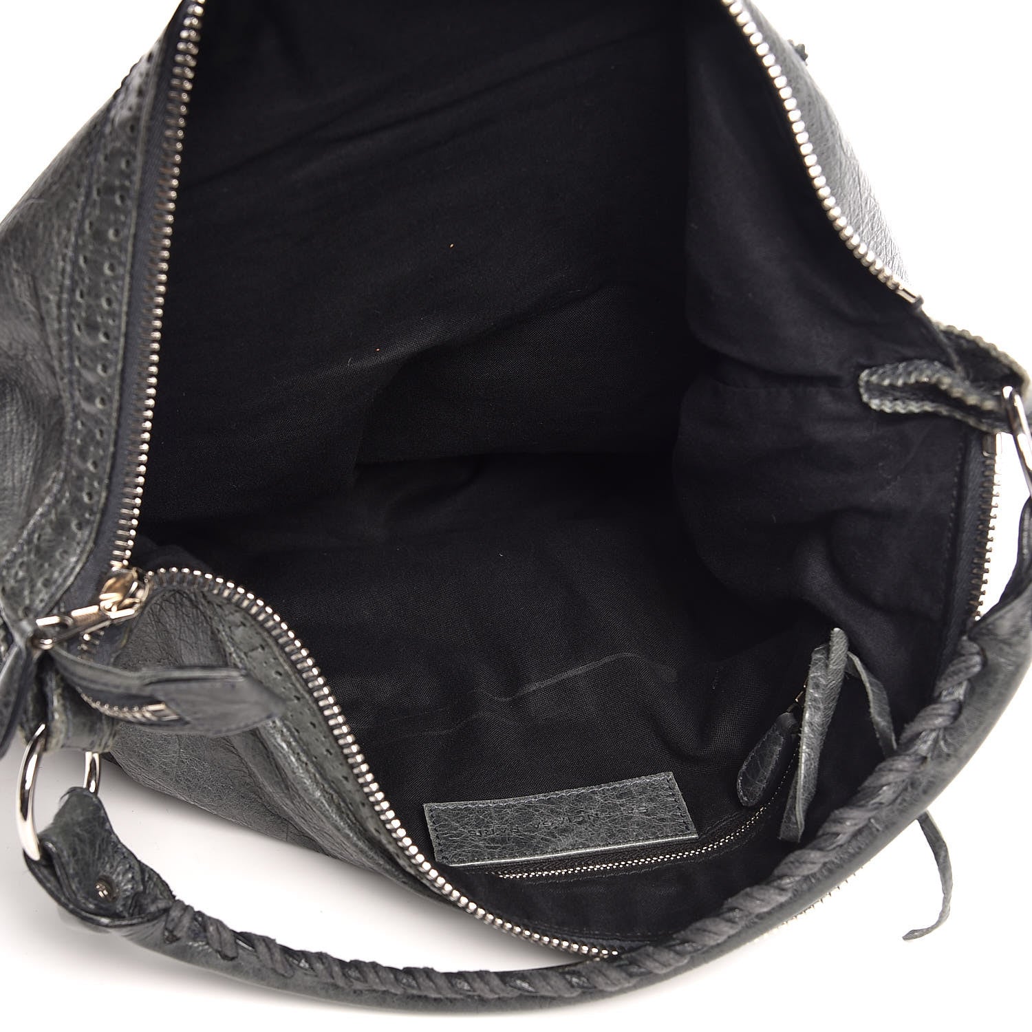 Balenciaga Agneau Giant Brogues Hardware Day Hobo Anthracite 5 of 7