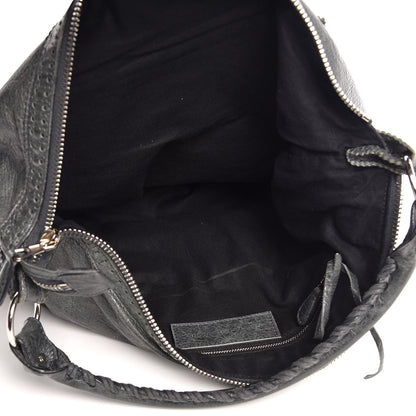 Balenciaga Agneau Giant Brogues Hardware Day Hobo Anthracite 5 of 7