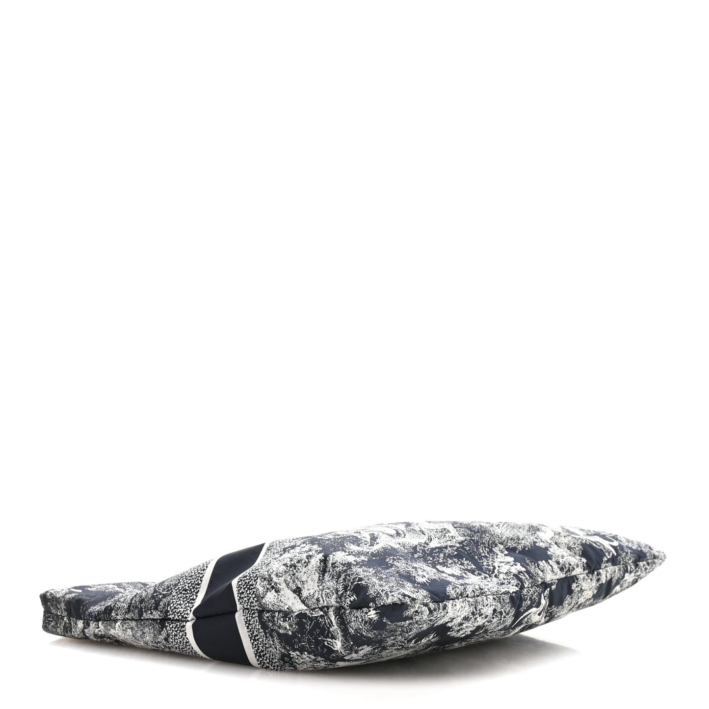 Technical Fabric Toile De Jouy Reverse Diortravel Zipped Pouch Blue Multicolor
