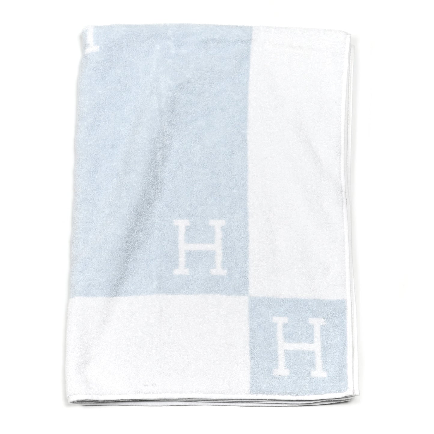 Cotton Avalon Baby Bath Towel Bleu Glacier