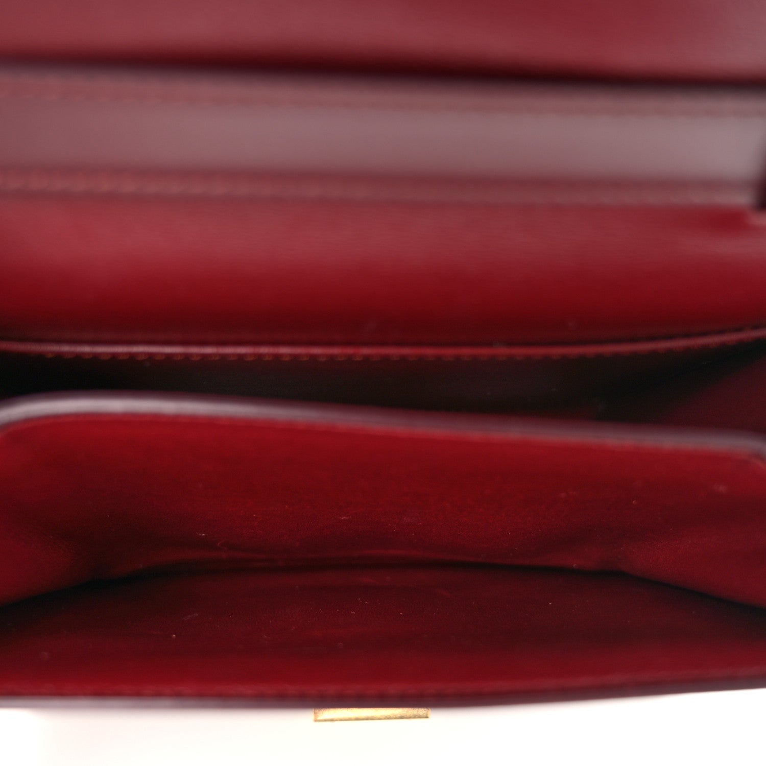 Celine Box Calfskin Teen Classic Box Flap Bag Burgundy 5 of 12