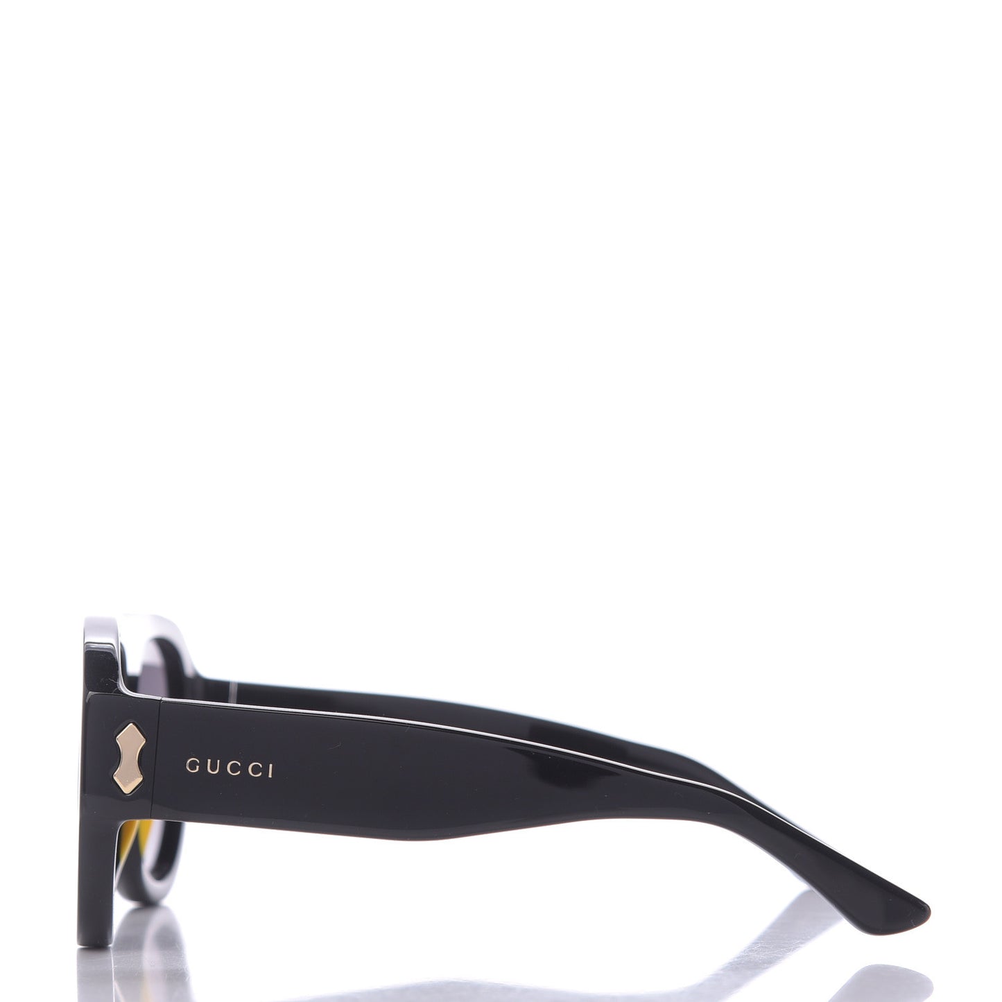 Acetate Aviator Sunglasses GG0668S Black