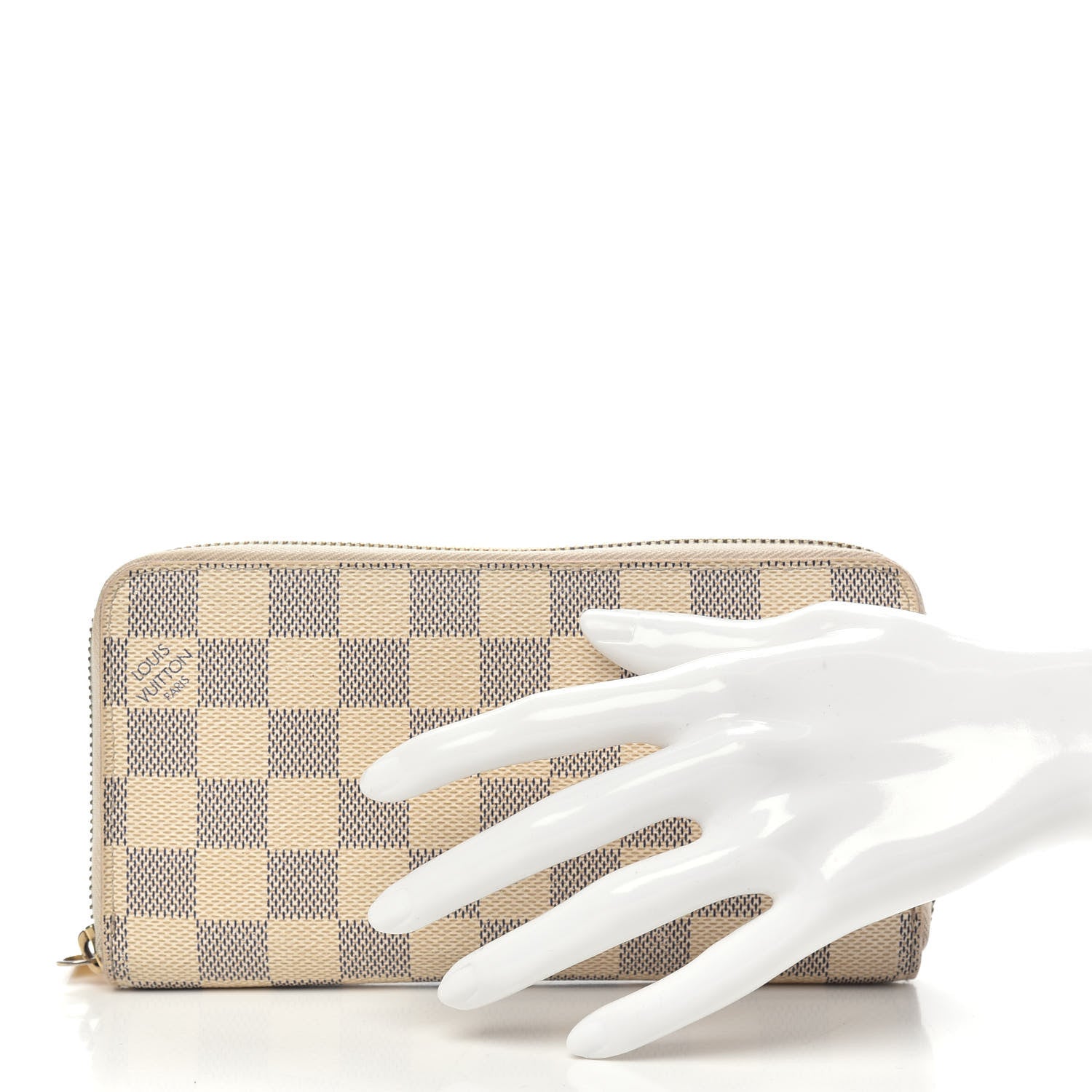 Louis Vuitton Damier Azur Zippy Wallet 2 of 11
