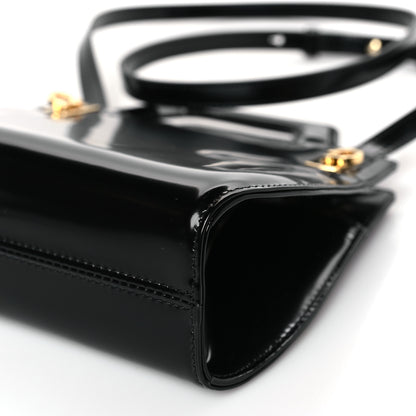Salvatore Ferragamo Brushed Calfskin Mini Wanda Top Handle Bag Black 8 of 8