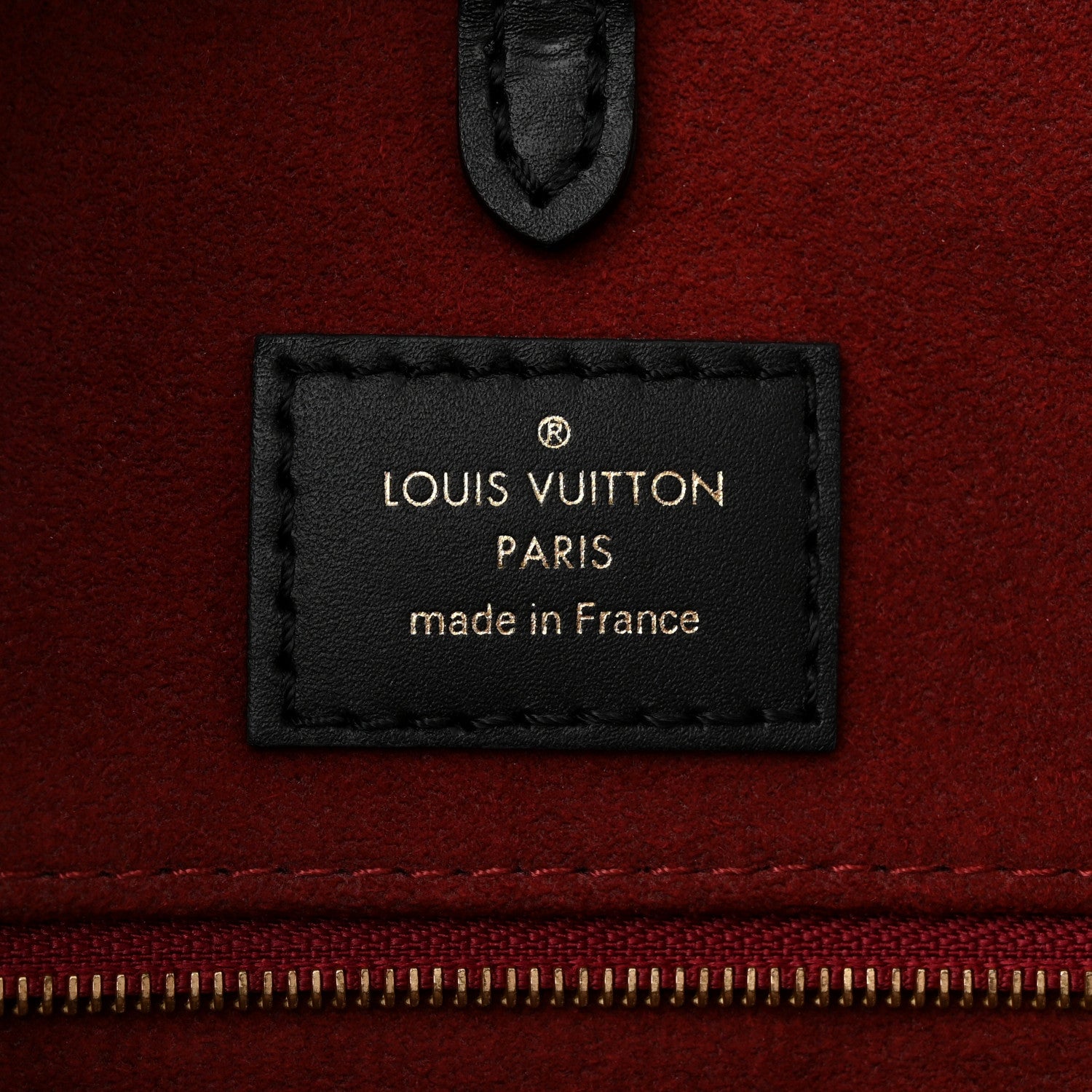 Louis Vuitton LOUIS VUITTON Empreinte Monogram Giant Onthego MM Black Beige 6 of 9