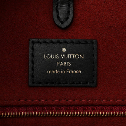 Louis Vuitton LOUIS VUITTON Empreinte Monogram Giant Onthego MM Black Beige 6 of 9