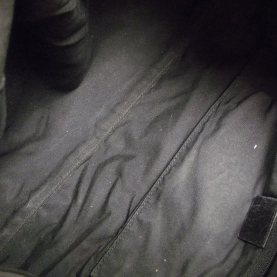 Gucci Denim Monogram Shoulder Bag Black 8 of 13