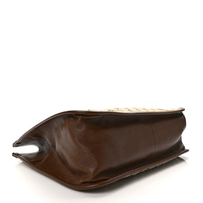 Gucci Monogram Horsebit 1955 Tote Bag Beige Brown Sugar 4 of 11