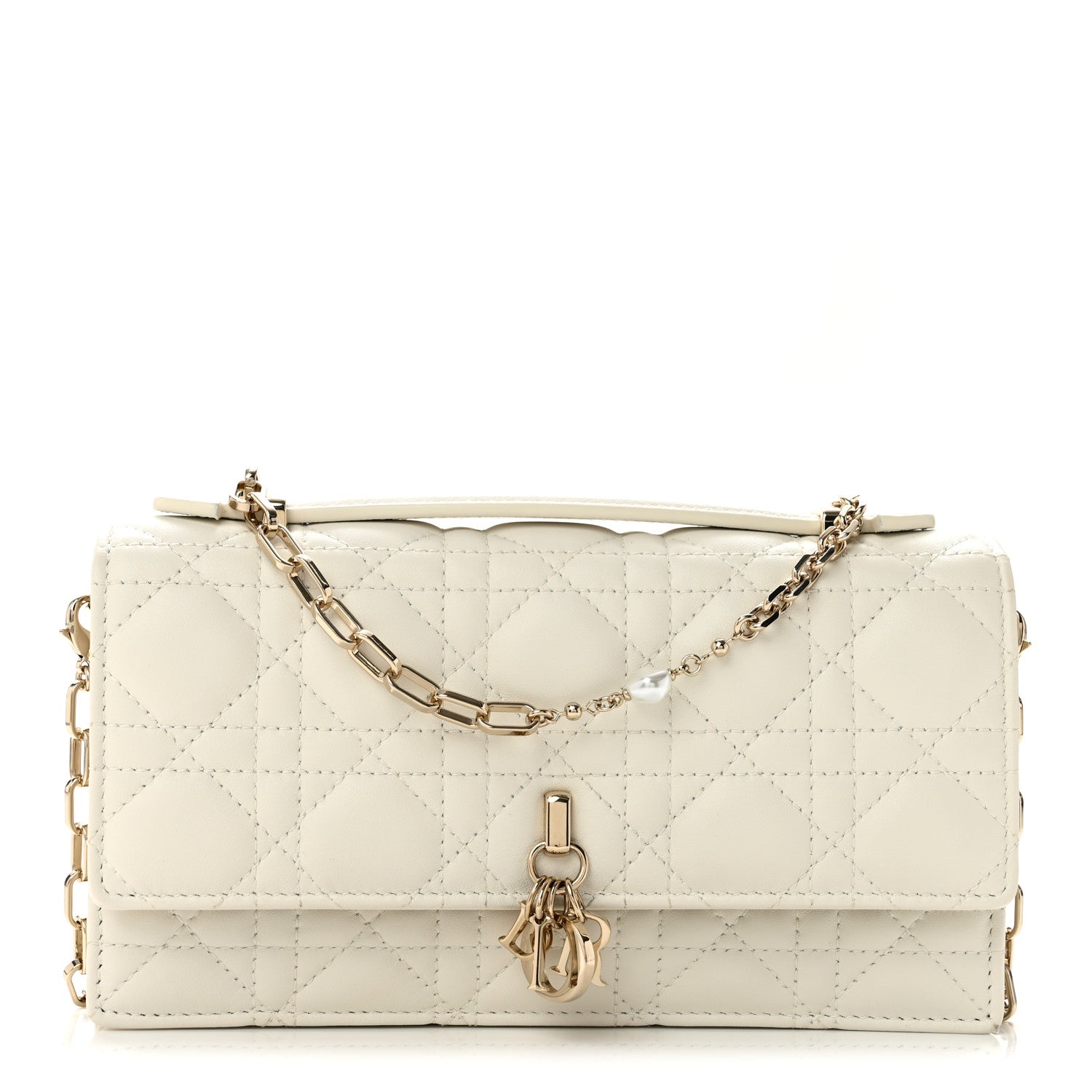 Christian Dior Lambskin Cannage Mini My Dior Bag Latte 1 of 11