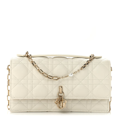 Christian Dior Lambskin Cannage Mini My Dior Bag Latte 1 of 11