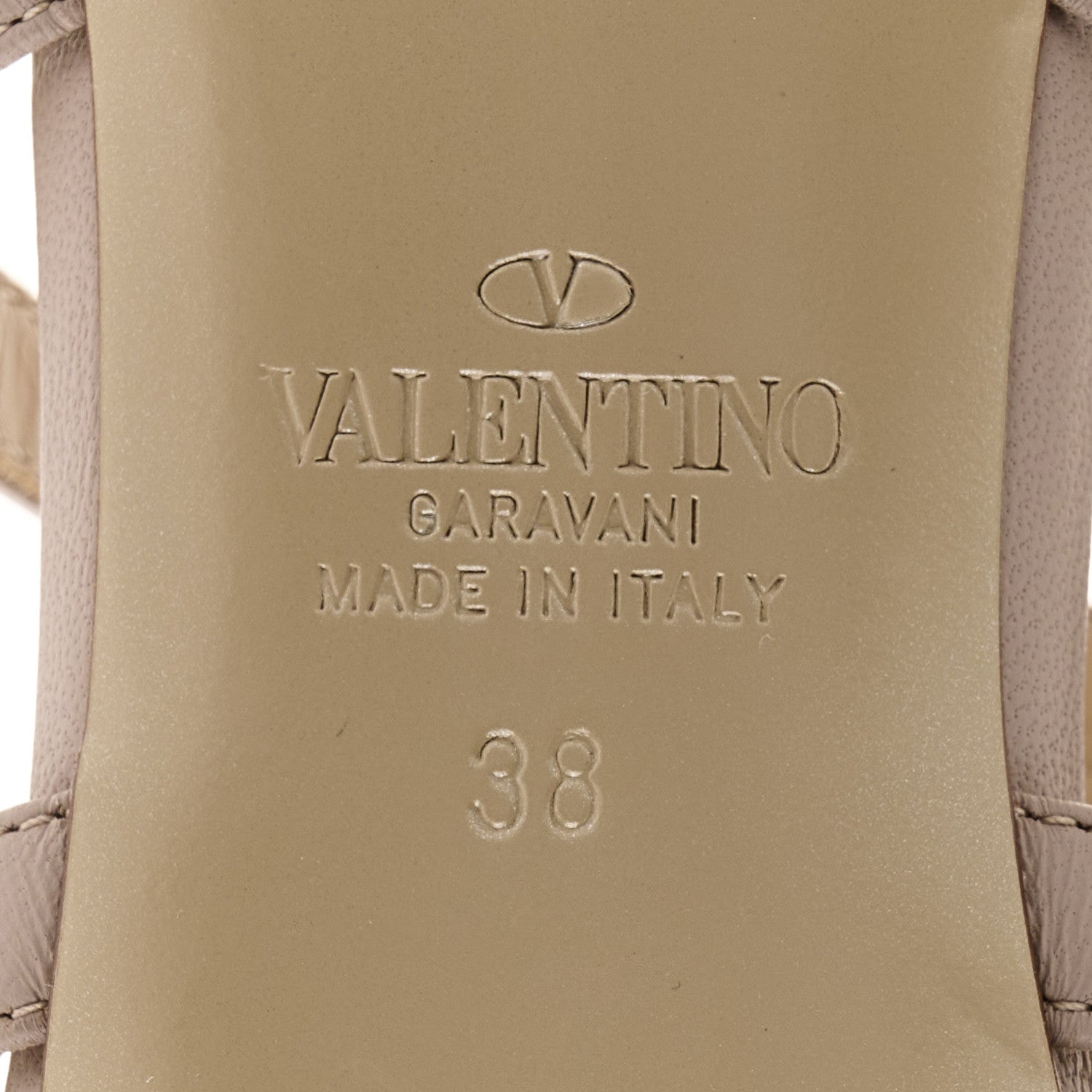 Valentino Garavani Patent Nappa Rockstud 50mm Cage Mules 38 Poudre 7 of 9