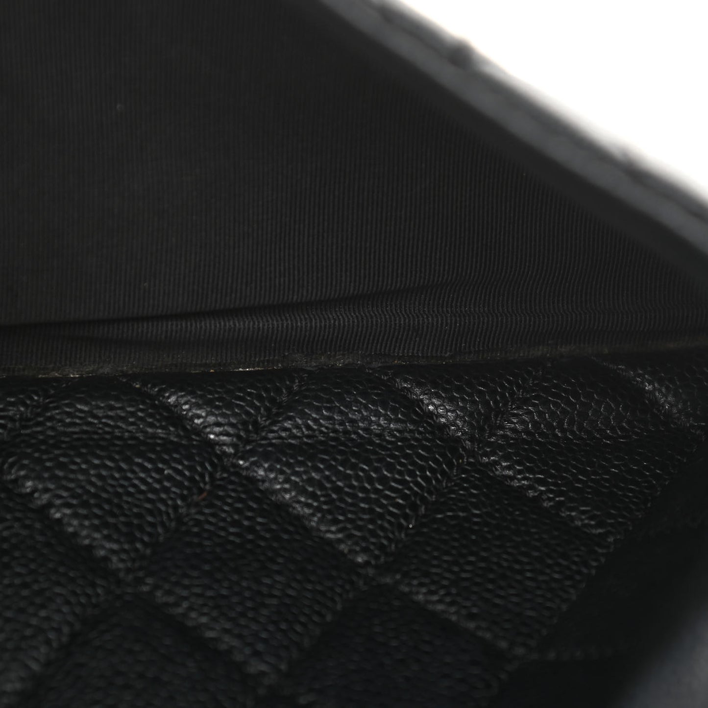 Caviar Quilted Bowler Black
