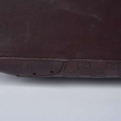 Gucci Guccissima Large Punch Bowler Burgundy 16 of 17