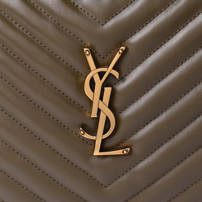 Saint Laurent Calfskin Matelasse Monogram Lou Camera Bag Military Olive 11 of 11