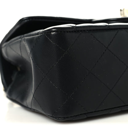 Chanel Lambskin Quilted Mini Rectangular Flap Black 9 of 11