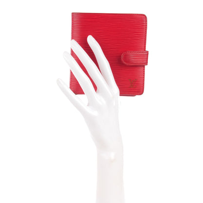 Louis Vuitton Epi Porte-Billets Compact Wallet Red 2 of 7