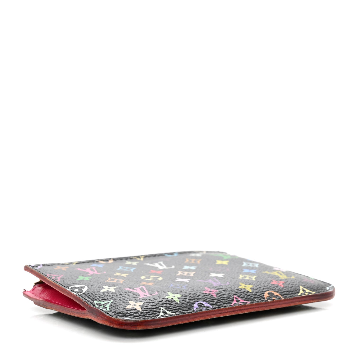 Louis Vuitton Monogram Multicolor Key Pouch Black Grenade 4 of 8