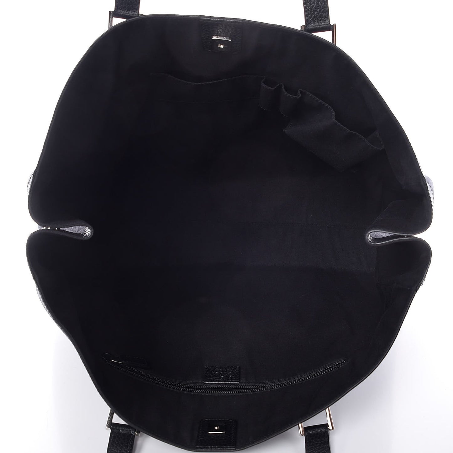 Denim Monogram Tote Black