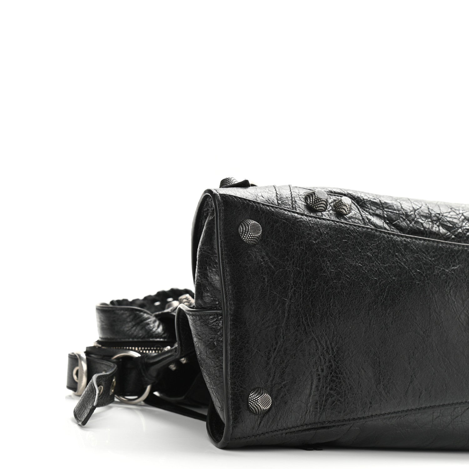 Balenciaga Agneau Arena Neo Cagole City Handbag Black 8 of 9